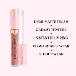 Lip Injection Power Plumping Cream Longwear Liquid Lipstick, Give 'Em Lip, NET WT. 0.1 OZ. / 3.0 mL