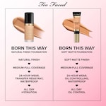 Born This Way Soft Matte Foundation, Swan, NET WT. 1.0 OZ. / 30.0 mL