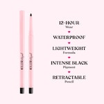 Killer Kajal 12 Hour Longwearing Intense Black Eyeliner, Black, NET WT. 0.01 OZ. / 0.35 g
