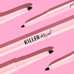Killer Kajal 12 Hour Longwearing Intense Black Eyeliner, Black, NET WT. 0.01 OZ. / 0.35 g