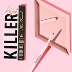 Killer Kajal 12 Hour Longwearing Intense Black Eyeliner, Black, NET WT. 0.01 OZ. / 0.35 g