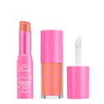 Tickled Peach Lip Tint & Gloss Set Online Exclusive - 2026, Peach Rings